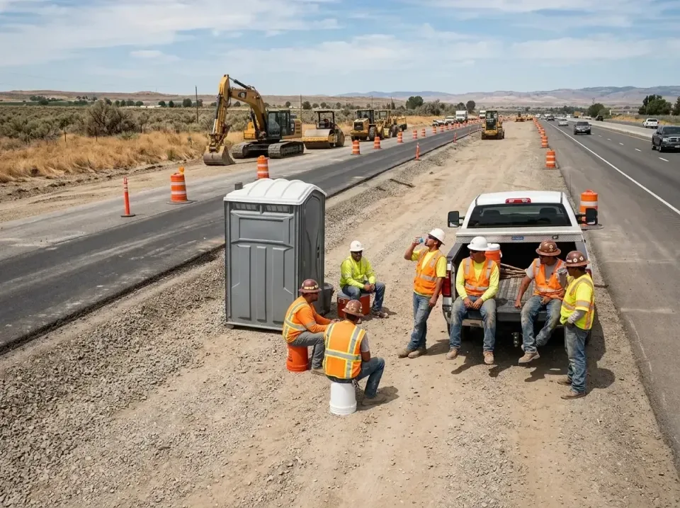 highway-road-construction-crew-007 — frequently asked questions, Porta Potty and Restroom Rentals in Malad City, ID